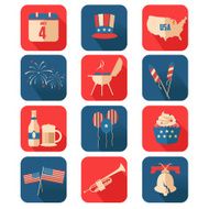 Fourth of July Icons N4