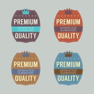 Set of Vintage Retro Badge N13