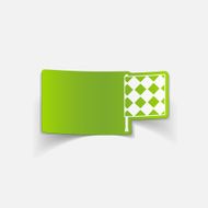 realistic design element linesman flag N38