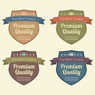 Set of Vintage Retro Badge N18