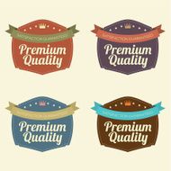 Set of Vintage Retro Badge N19
