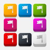 square button flag N7