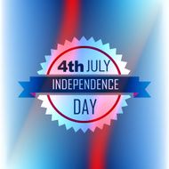 american independence day label