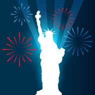 statue of liberty shullouette N2