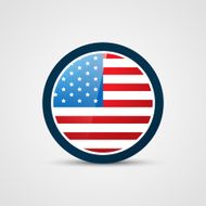 american flag badge N2
