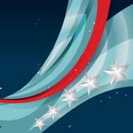stylish american flag