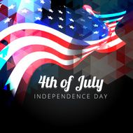 shiny american flag design N3