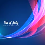 wave style 4th of july N2
