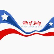 wave style 4th of july N3