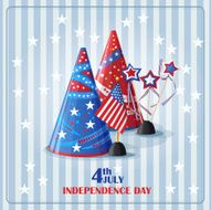 Congratulatory background to the day of independence