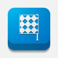 square button linesman flag N13