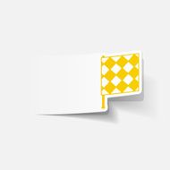 realistic design element linesman flag N41