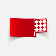 realistic design element linesman flag N42