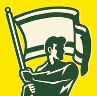 Man Holding Flag N5