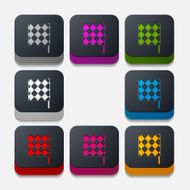 square button linesman flag N14