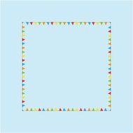 Square flag frame N2
