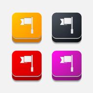 square button flag N8