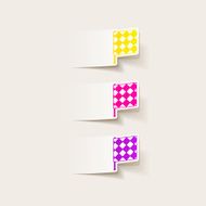 realistic design element linesman flag N45