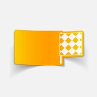 realistic design element linesman flag N46