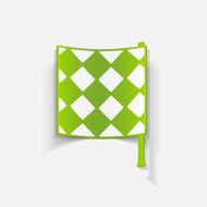 realistic design element linesman flag N48