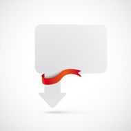 White Rectangle Arrow Board