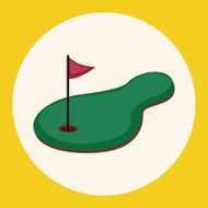 golf equipment theme elements N283
