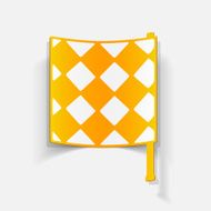 realistic design element linesman flag N56