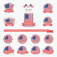 united states independence day 2015 labels