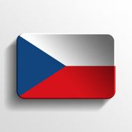 Czech Republic 3D button