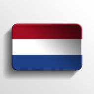 Netherlands 3D button