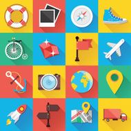 Modern Flat Icons for Web and Mobile Applications Set 8