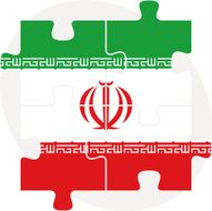 Iranian Flag in puzzle N2