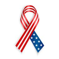 American Flag Ribbon N3