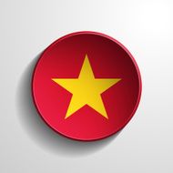 Vietnam 3d Round Button