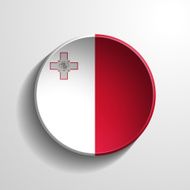 Malta 3d Round Button