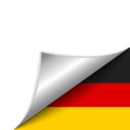 Germany Country Flag Turning Page N2