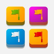 square button flag N12