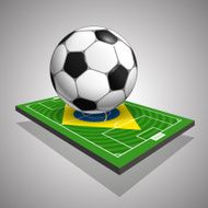 World soccer championship in Brazil illustration