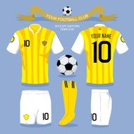 Soccer uniform template N3