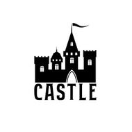 Castle abstract vector design template N3