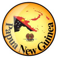 orange button with the image maps of Papua New Guinea
