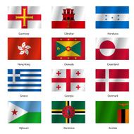 Set Flags of world sovereign states N24