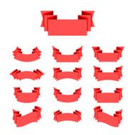 Ribbon Simple Style Retro Art Set N2