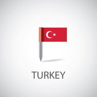 turkey flag pin