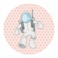 Space Astronaut theme elements vector eps10 N27