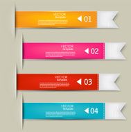 Set of bookmarks stickers labels tags N3