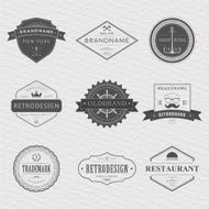 Brand and logo design old tavern badge
