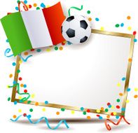 Italian signboard soccer theme N2