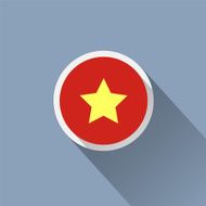 Vietnam flag button N2