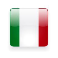 Square icon with flag of Italy N2